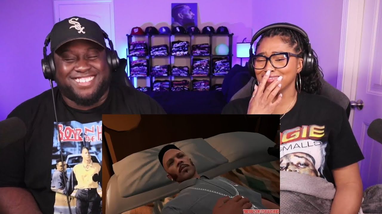 Kidd and Cee Reacts To I MET HER KID!!  FUNNY GTA 5  SKIT BY ITSREAL85VIDS