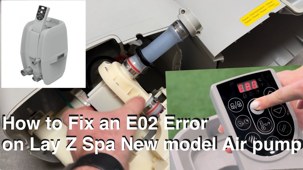 How to Fix an E02 Error on Your Lay-Z-Spa (2021+ Air Pump Models) Easy DIY Repair! @HOTTUBIRELAND