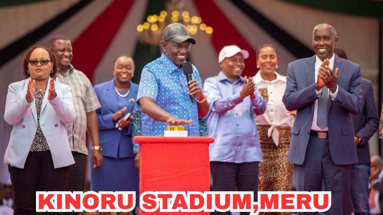 Live: Pres William Ruto Graces The NYOTA Capital Disbursement,Kinoru Stadium,Meru County