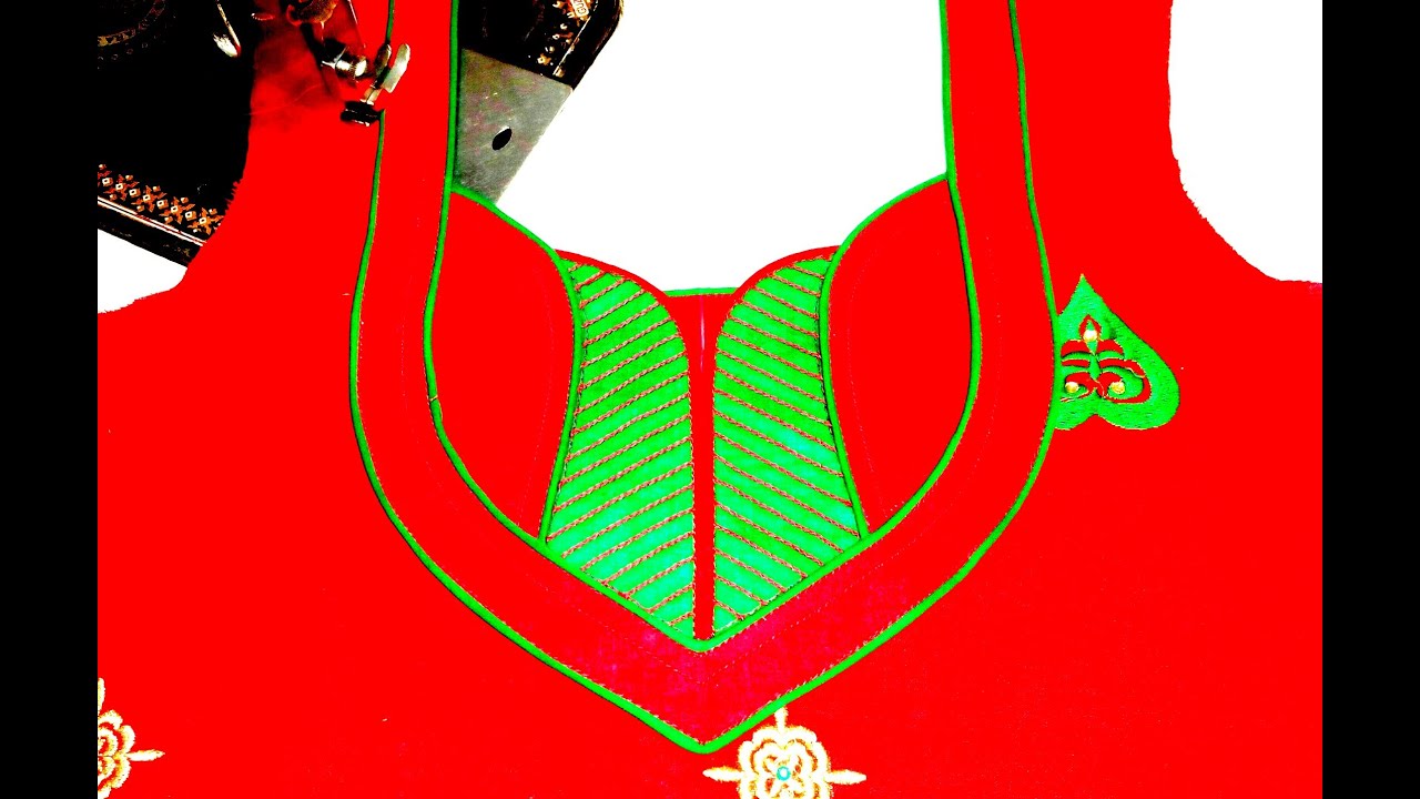 Suit neck cutting and stitching in hindi