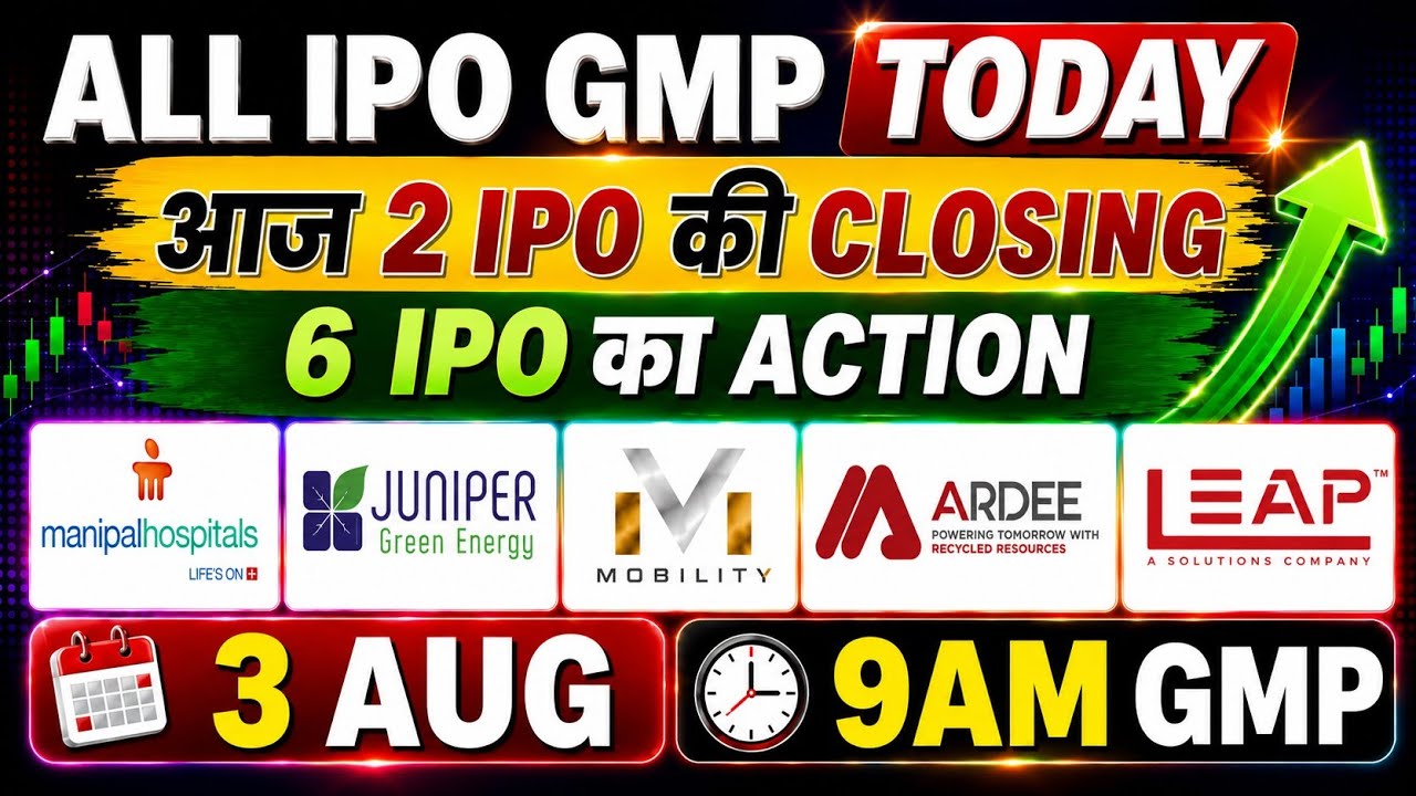 All ipo gmp today🔥Juniper green ipo final decision🤑mv electrosystems ipo gmp✅ manipal ipo allotment✨