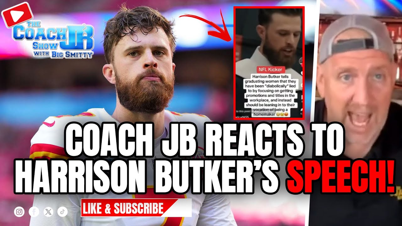 COACH JB REACTS TO HARRISON BUTKER'S SPEECH! | THE COACH JB SHOW WITH BIG SMITTY