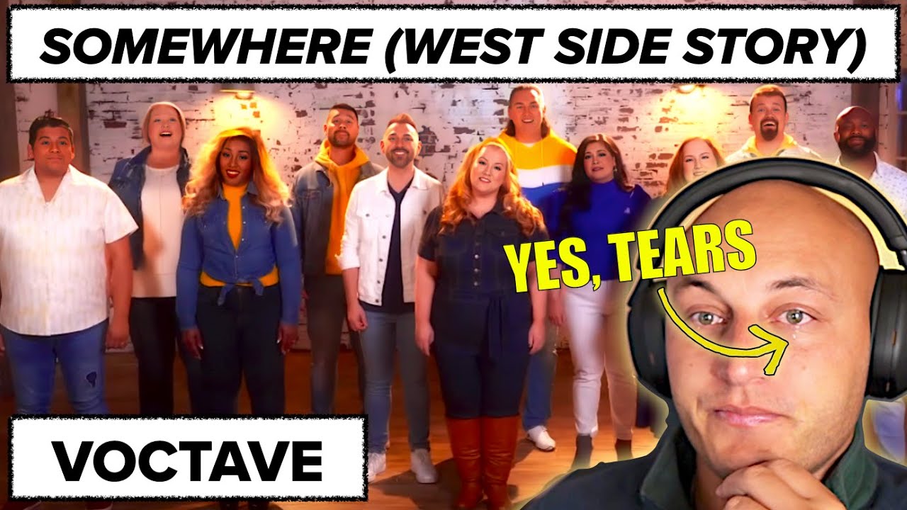 Yes, I wept 🥺 VOCTAVE - SOMEWHERE (from West Side Story) | classical musician reacts / analyses