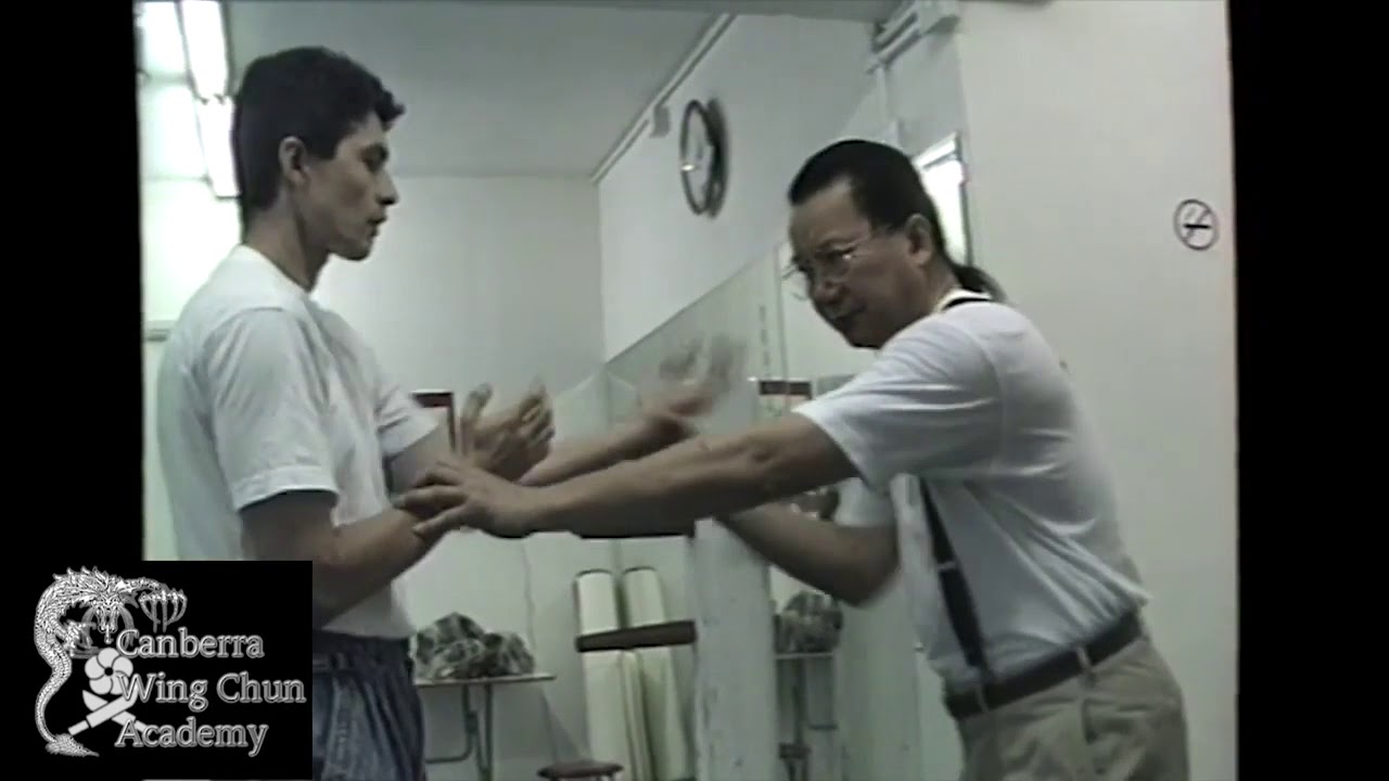 Wan Kam Leung with Allan Graham Demonstrating Wing Chun Applications