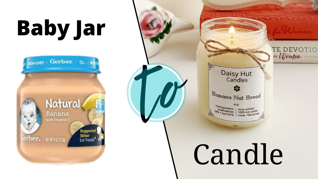 ✨🕯 How to Turn Baby Jars into Candles! ⭐️