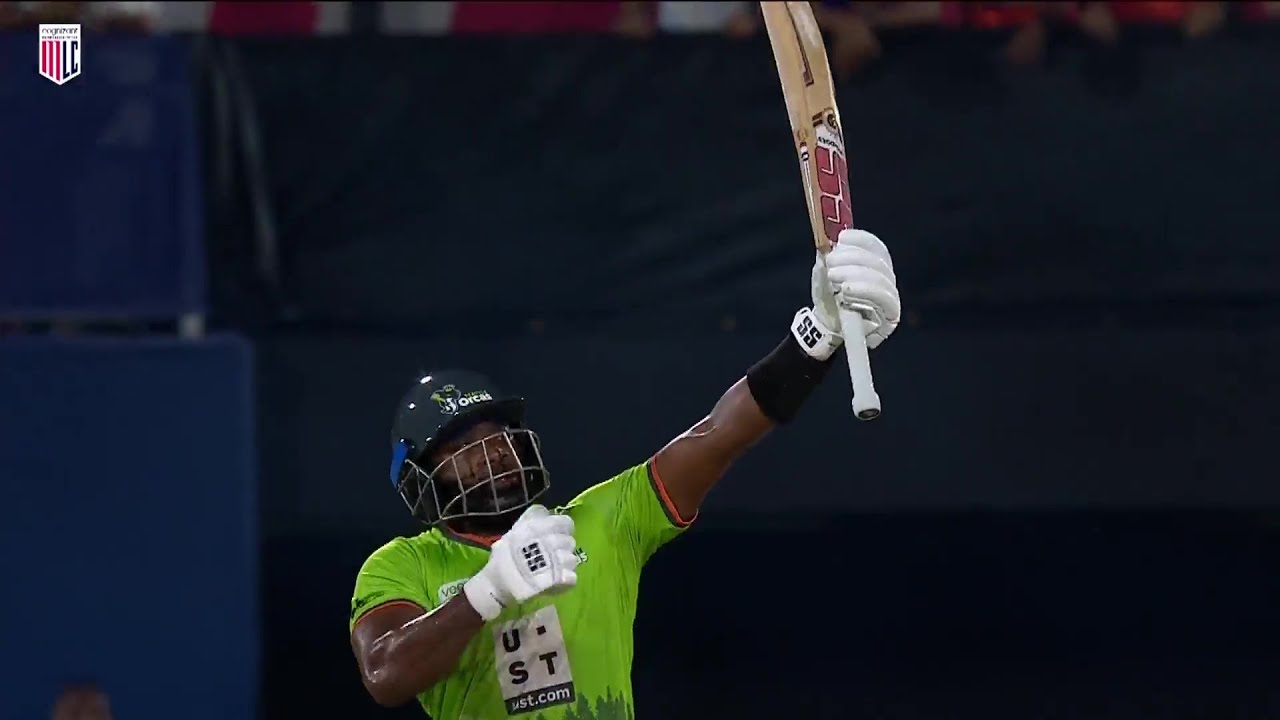 Aaron Jones 73 runs vs Los Angeles Knight Riders | 20th Match - LAKR vs SEAO