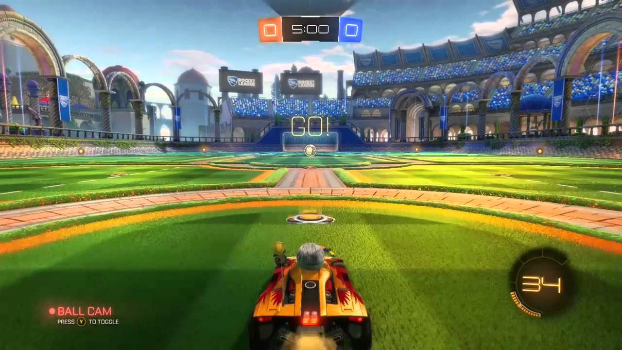 Rocket League sky high achievement (aerial goal achievement)