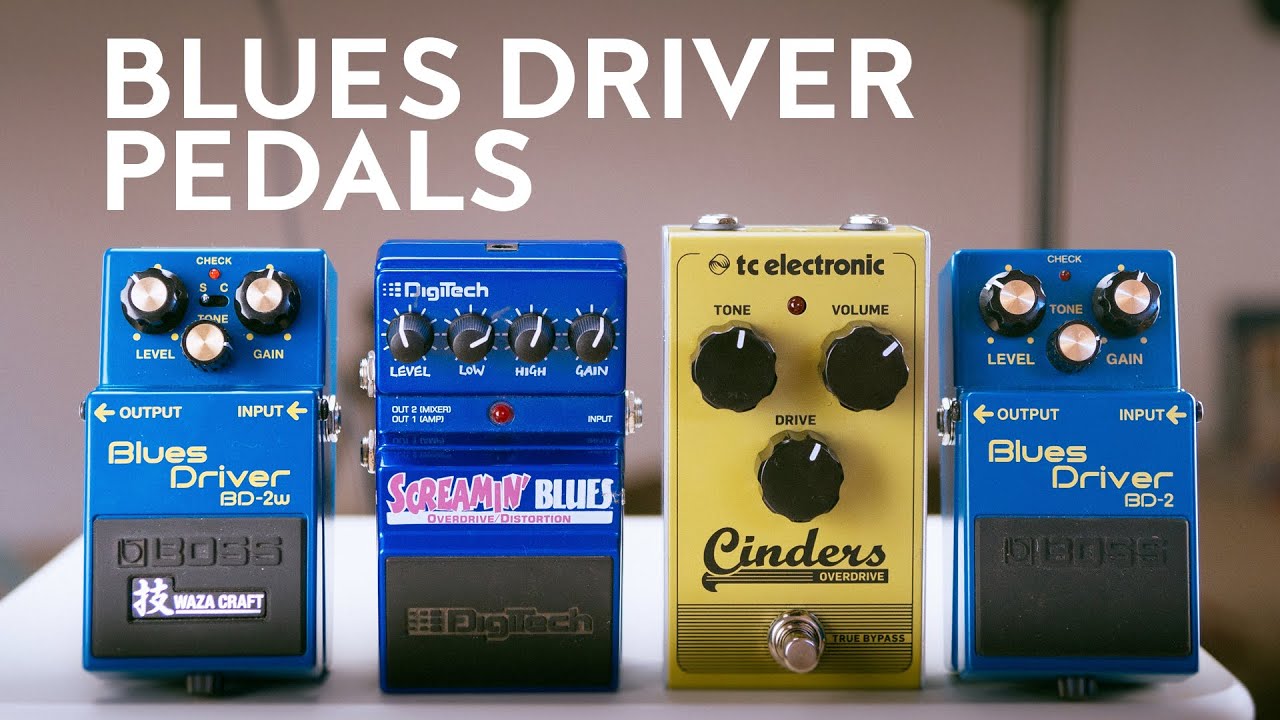 Blues Driver Shootout (Boss BD-2, Waza Craft, TC Electronic Cinders, Digitech Screamin' Blues)