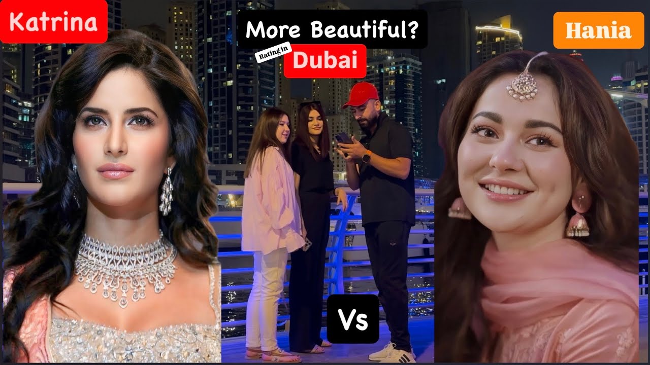 Katrina Kaif vs Hania Amir | Who is more Beautiful | India vs Pakistan | Public Rating | Shehzadnama