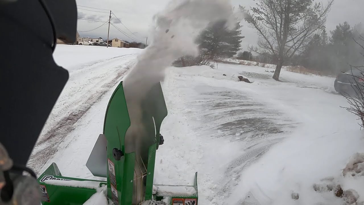 The Big Bust - Winter Storm Hernando cleanup with John Deere 1025R (Part 2)