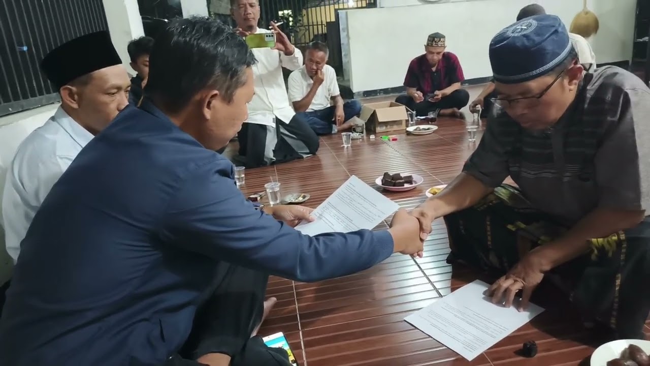 Proses penyerahan dan penerimaan tanah wakaf 