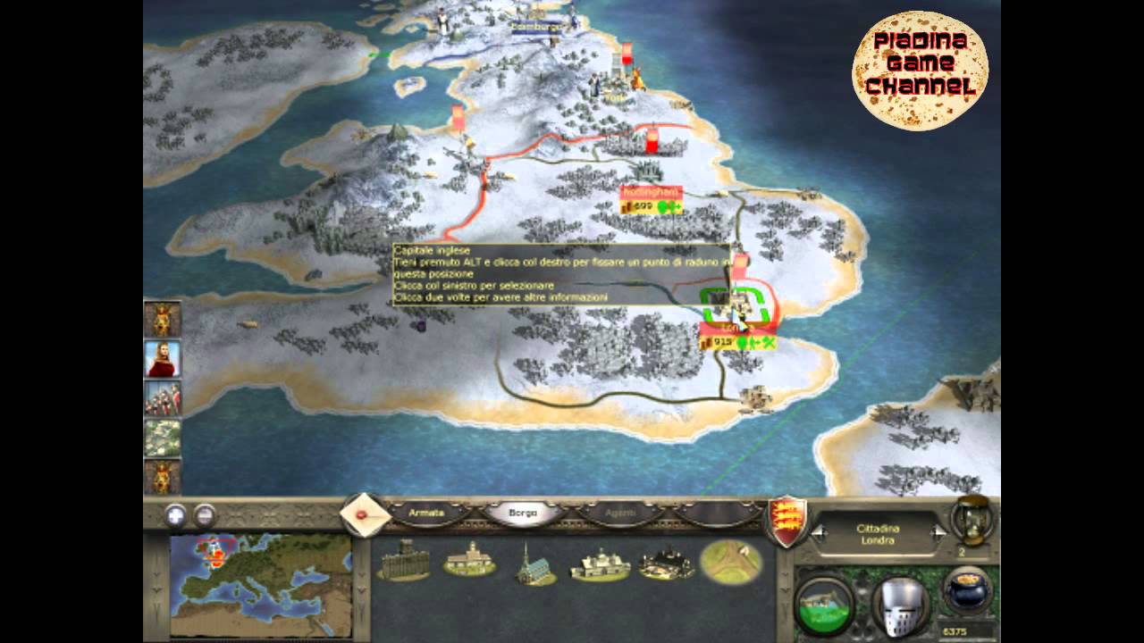 Medieval 2 Total War - Campagna Inglesi Ultra Corta molto difficile - cap. 01 - Iniziamo