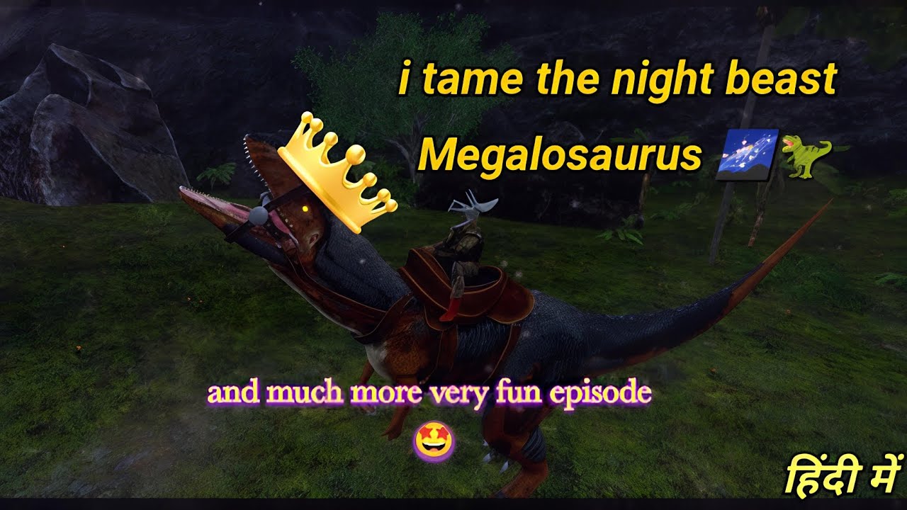 I tame the night beast in ark survival mobile journey episode 8 and much more 