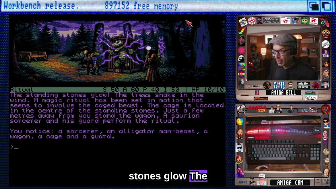 AmigaBill playing City of Gold on Amiga