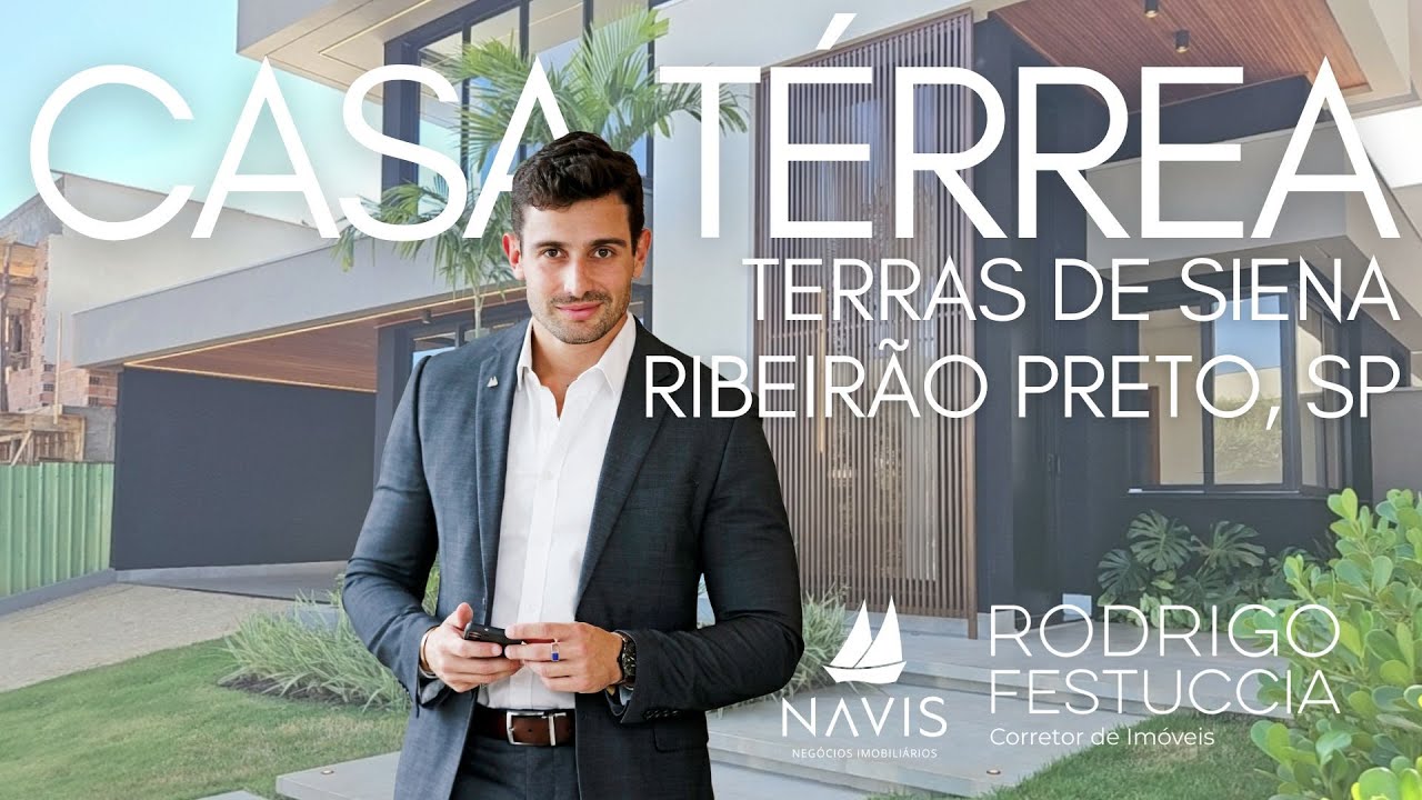 Casa térrea no Terras de Siena em Ribeirão Preto. Luxo e requinte para uma família exigente.