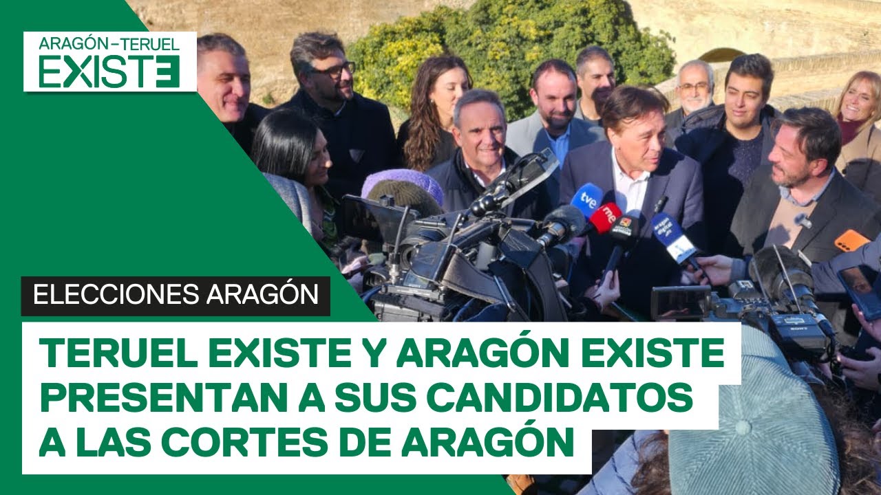 Teruel Existe y Arag&oacute;n Existe presentan a sus candidatos a las Cortes de Arag&oacute;n