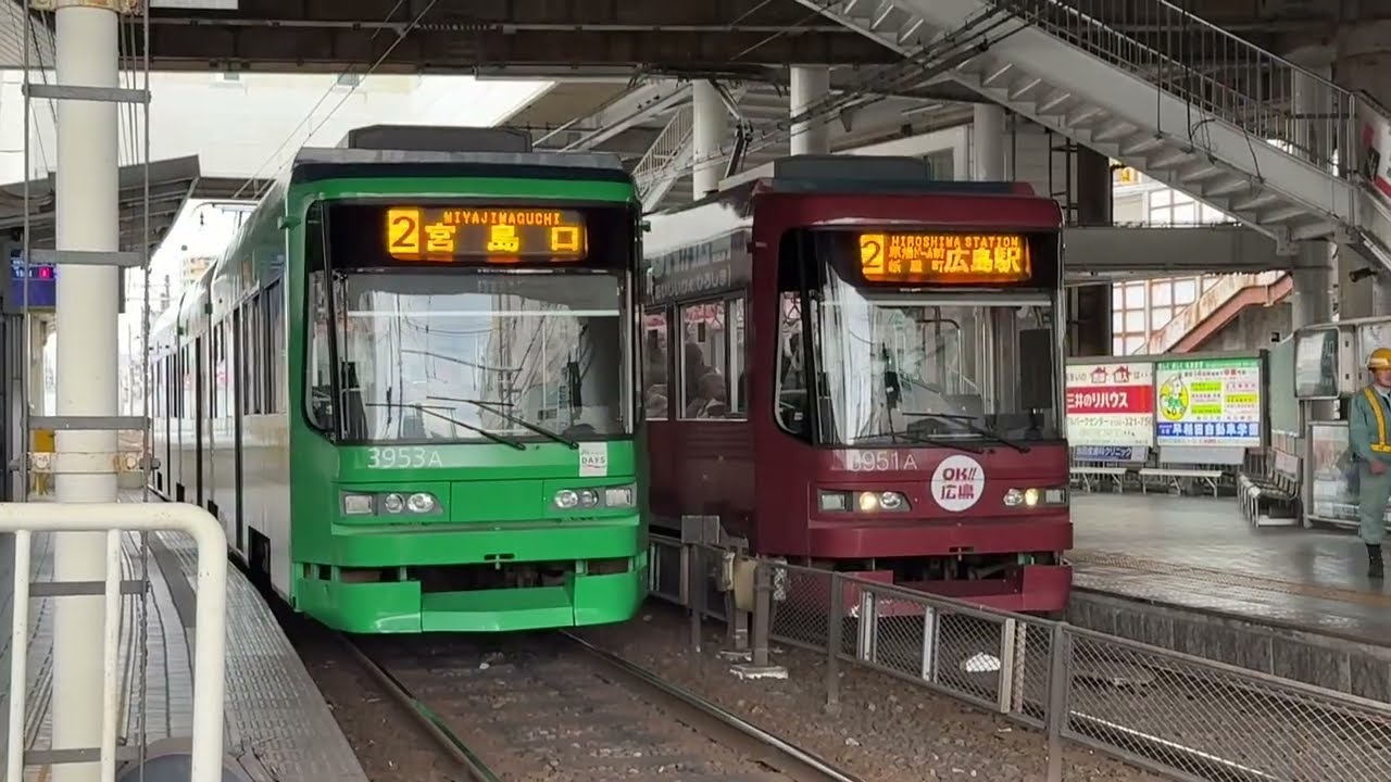 広島電鉄路面電車　2026.02.01 商工センター入口