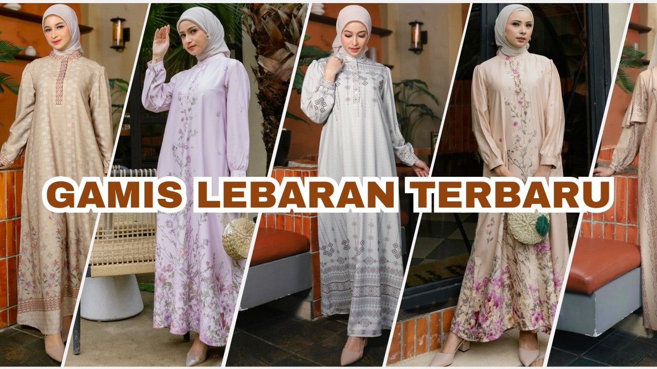 Model Gamis Terbaru 2026 Simple Elegan - Koleksi Gamis Lebaran Gamis Polos Simple Tapi Mewah
