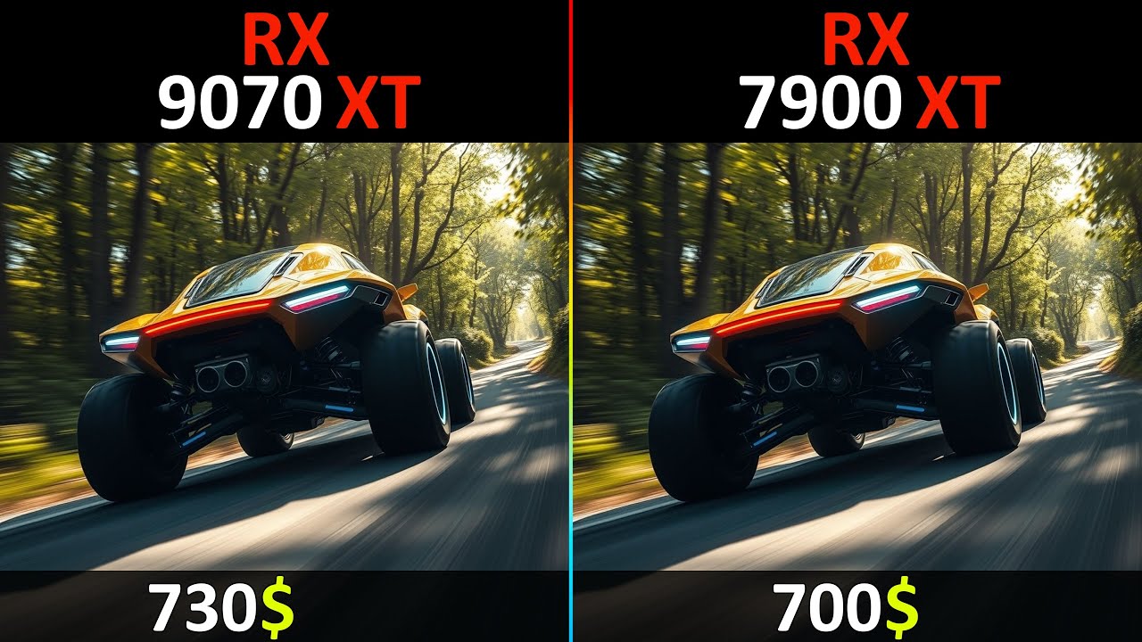 RX 9070 XT vs RX 7900 XT TEST IN 10 GAMES at 1080P | 1440P | 4K
