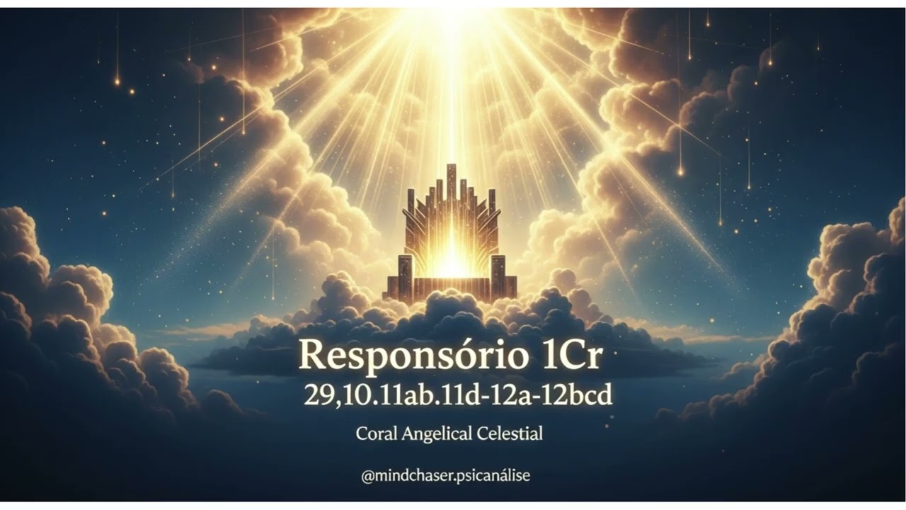 Responsório 1Cr 29,10.11ab.11d-12a.12bcd | Coral Angelical Celestial | @mindchaser.psicanálise