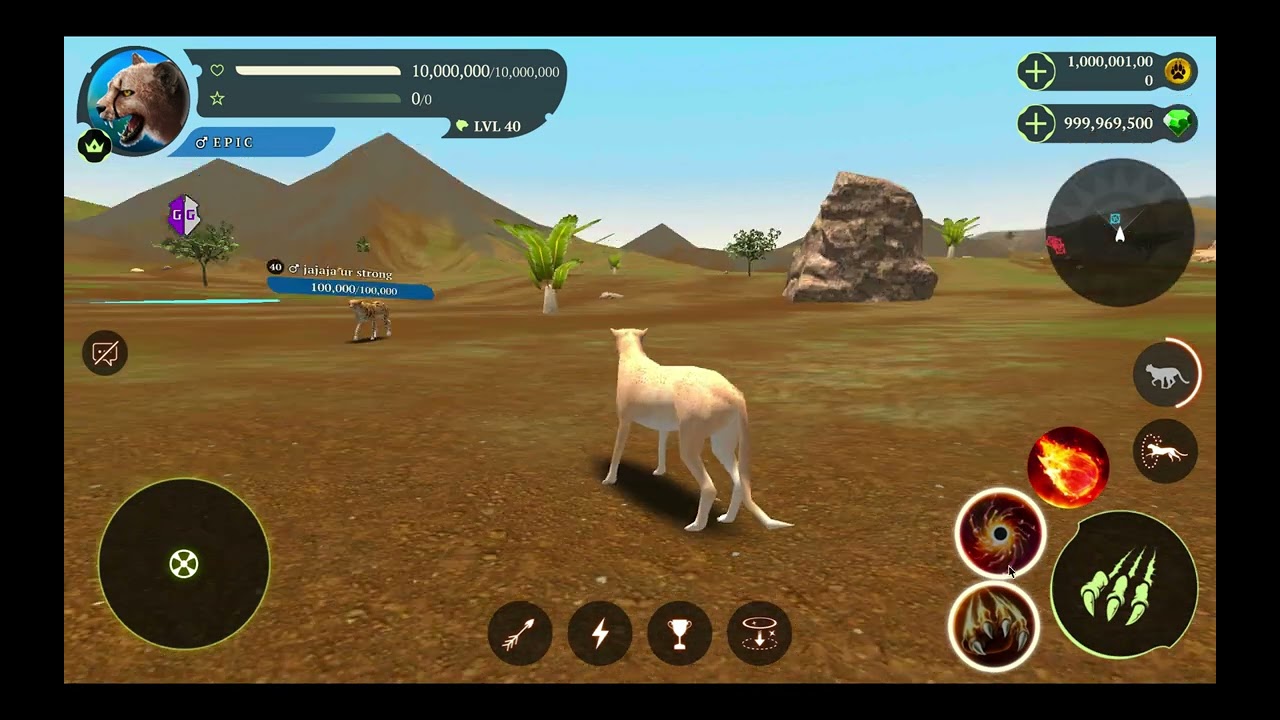 the cheetah MOD MENU gameplay.