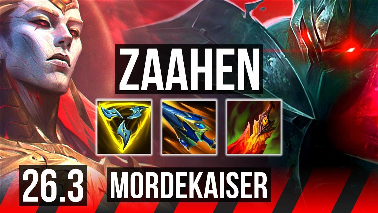 ZAAHEN vs MORDEKAISER (TOP) | EUW Master | 26.3