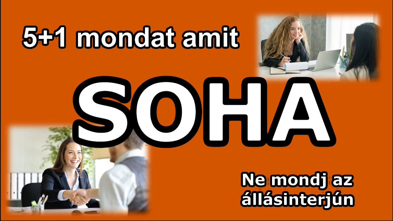 5 (+1) dolog amit soha ne mondj az állásinterjún