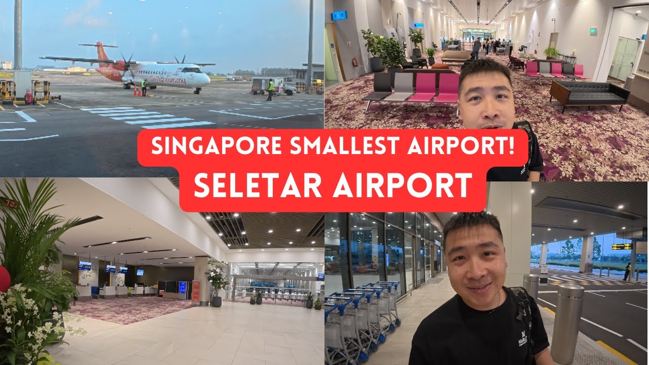 SINGAPORE SMALLEST AIRPORT! SELETAR AIRPORT!
