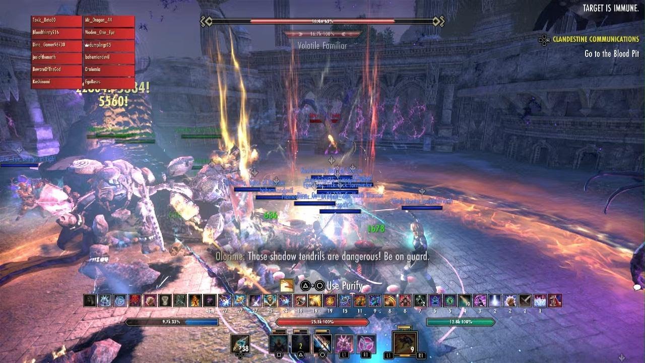 #ESO VCR Veteran Cloudrest Full Trial - Portal DPS Pov