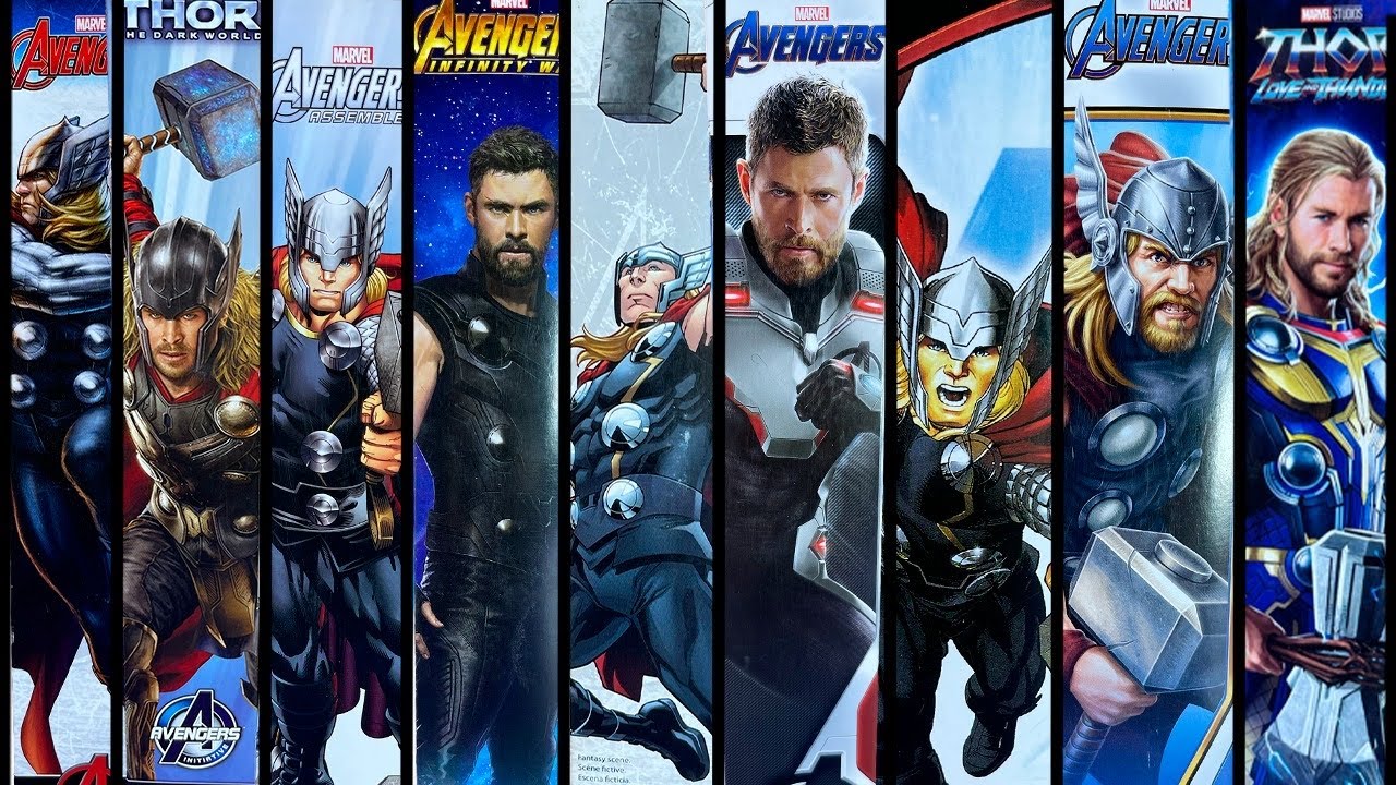 THOR MARVEL TITAN HERO SERIES. EVOLUCIÓN 2013-2022 UNBOXING & REVIEW