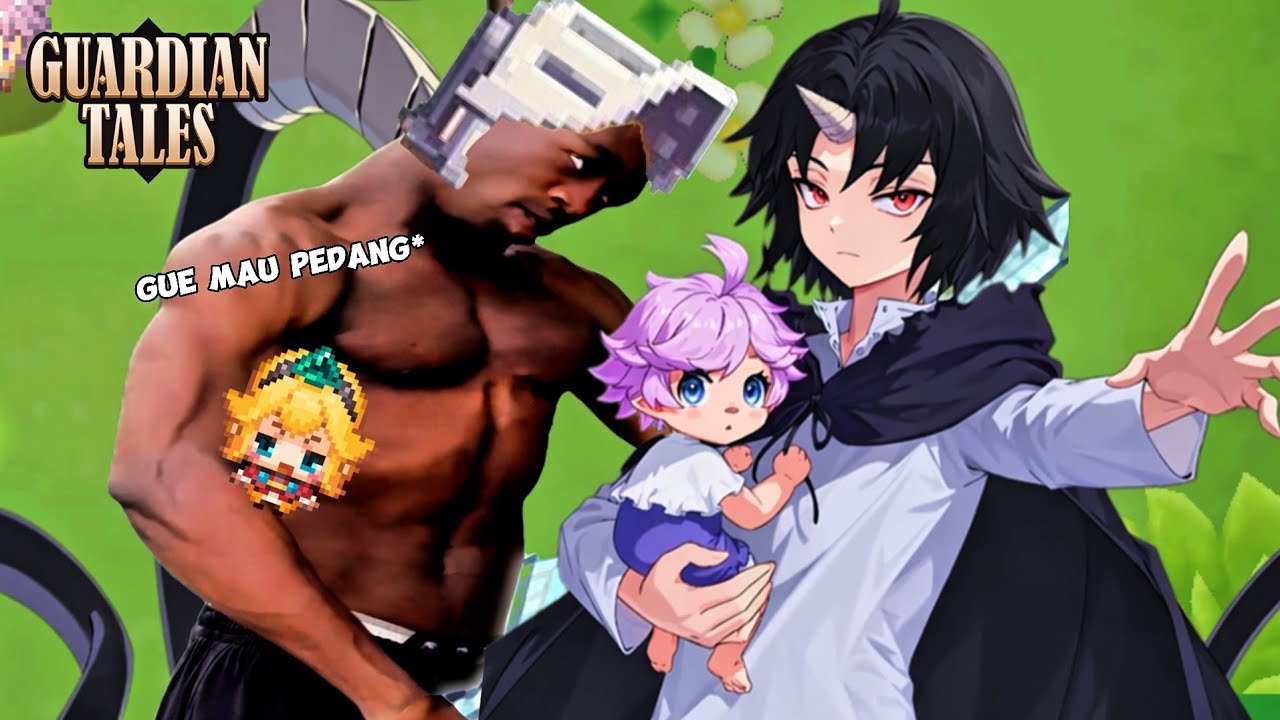 RAJA IBLIS DIAJAK ADU PEDANG SAMA MAS GATOT!! Guardian Tales x Clevatess