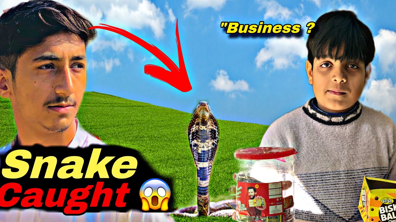 Aj dost na snake pakr lia😱talal new business man in Pakistan 🤣❤️