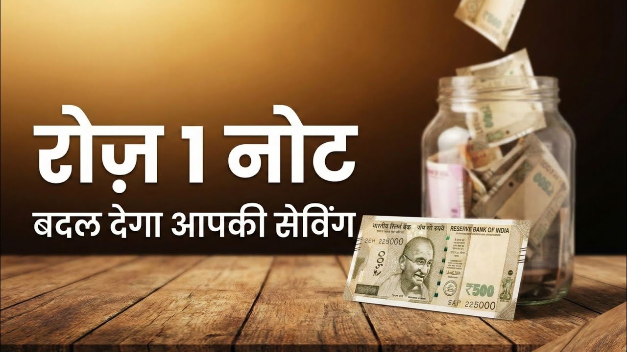 One Note Per Day Challenge | रोज़ सिर्फ़ एक नोट बचाकर साल में हज़ारों कैसे जमा करें?