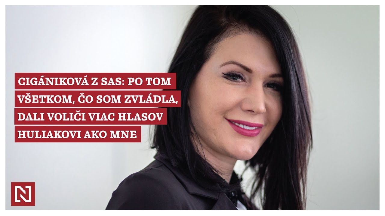 Cigániková z SaS: Po tom všetkom, čo som zvládla, dali voliči viac hlasov Huliakovi ako mne