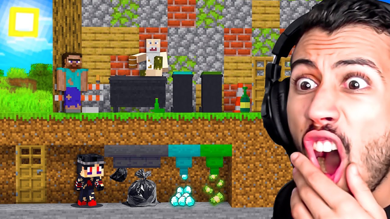 تحولت لحرامي وسرقت بيوت الفقراء في قرية ماين كرافت !!؟