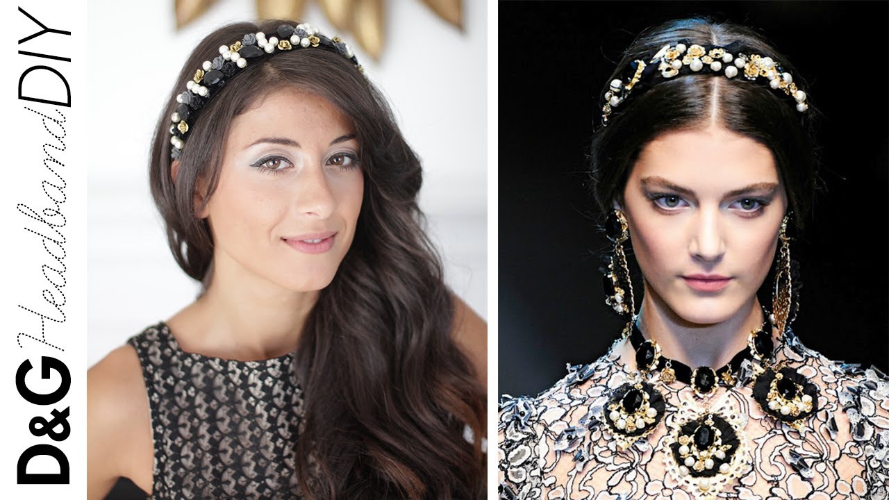 DIY Dolce & Gabbana Headband