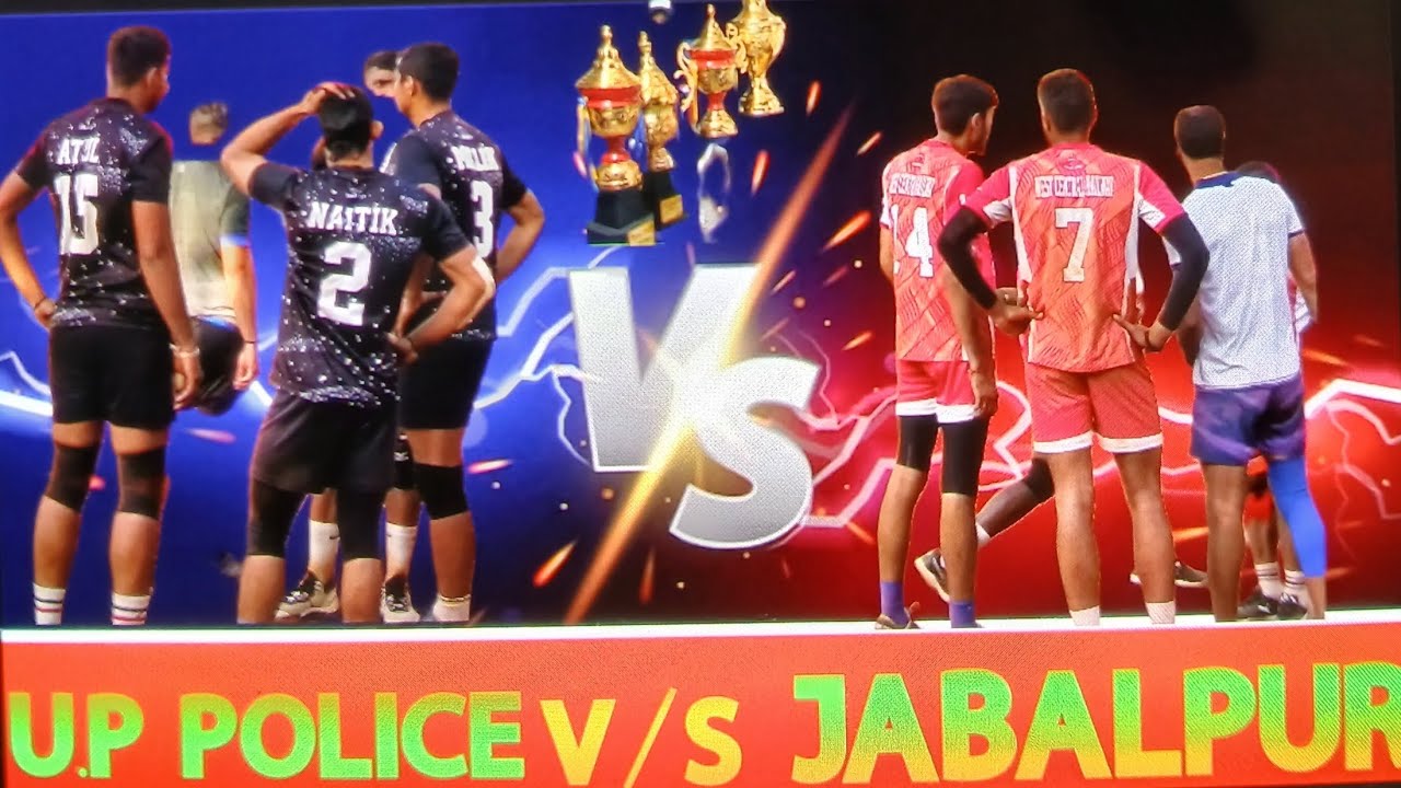 U.P POLICE V/S WCR JABALPUR INTERNATIONAL VOLLEYBALL 🏐 TURNAMENT BASAI 1M VIEWS
