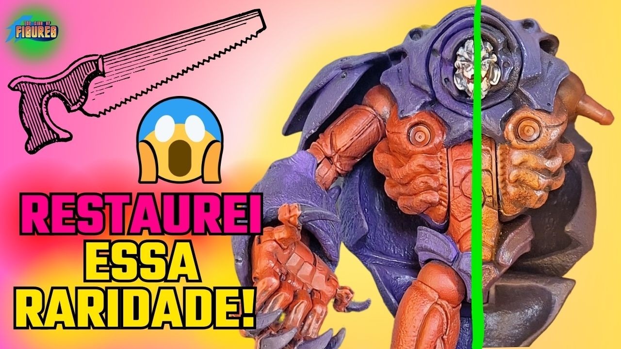 MELHOR QUE A ORIGINAL? 🤔 Restaurei esta figura BAF do Massacre ToyBiz e o resultado ficou incrível!