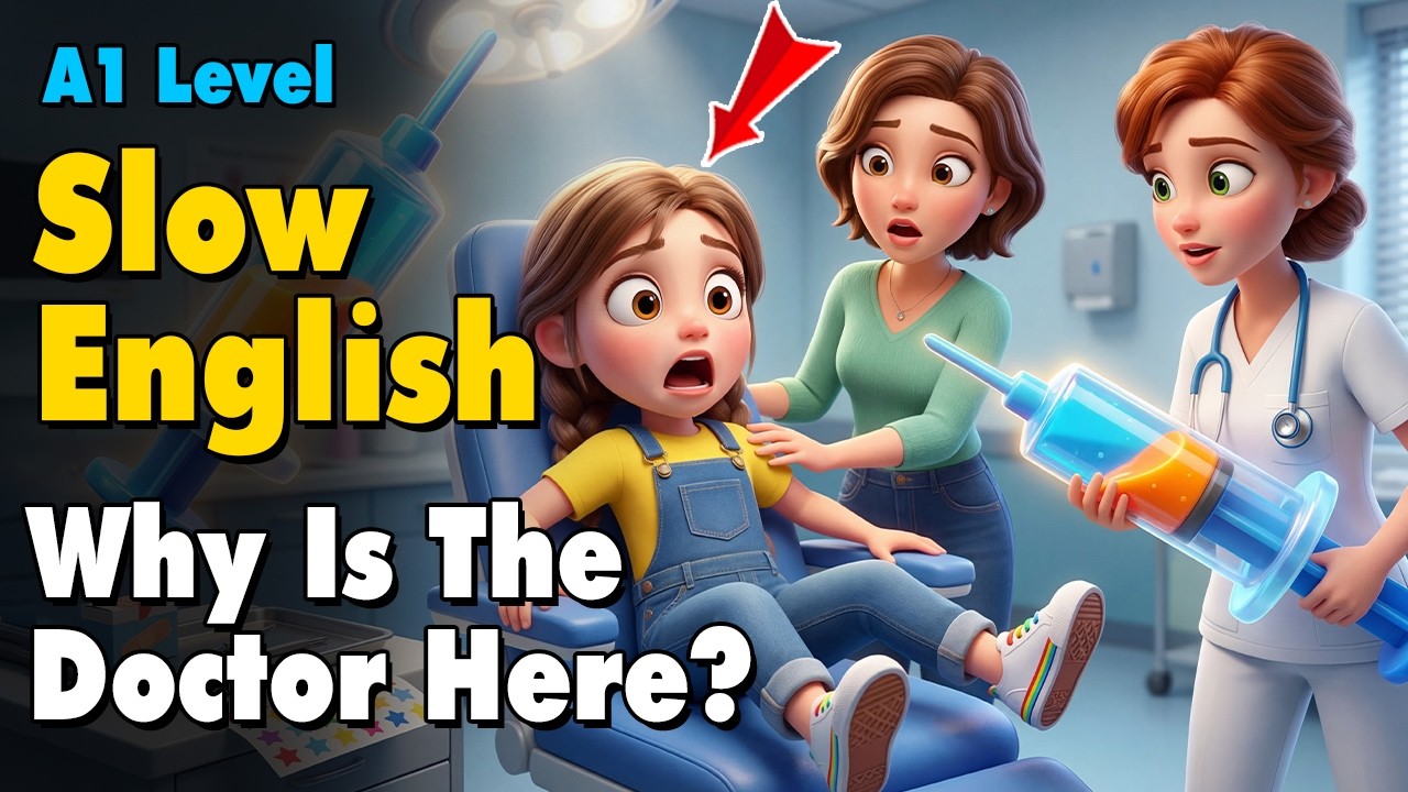 Why Is The Doctor Here? | Slow English Listening for Beginners (A1 Level)