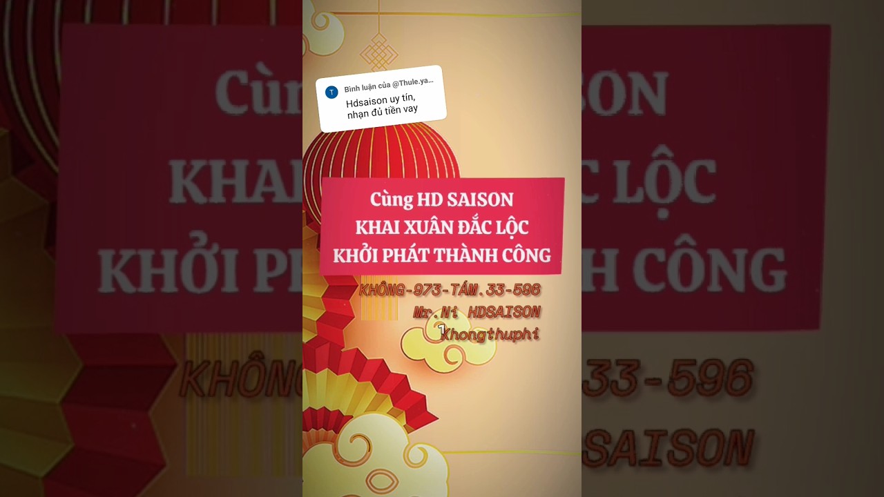 Cùng Mr. Ni HD SAISON Khai Xuân Đắc Lộc 