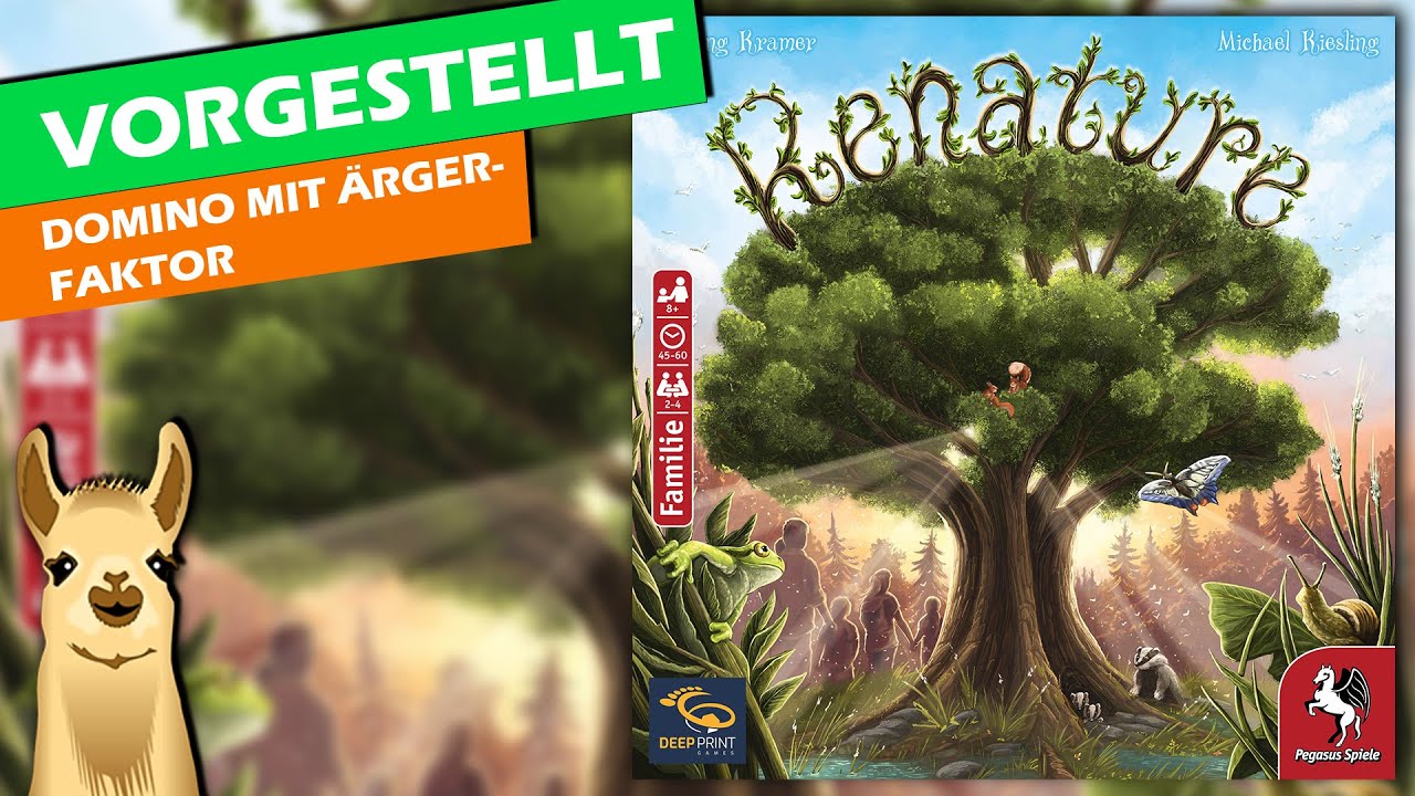 🌳 Renature vorgestellt - Domino mit Mehrheitenwertung / Brettspiel