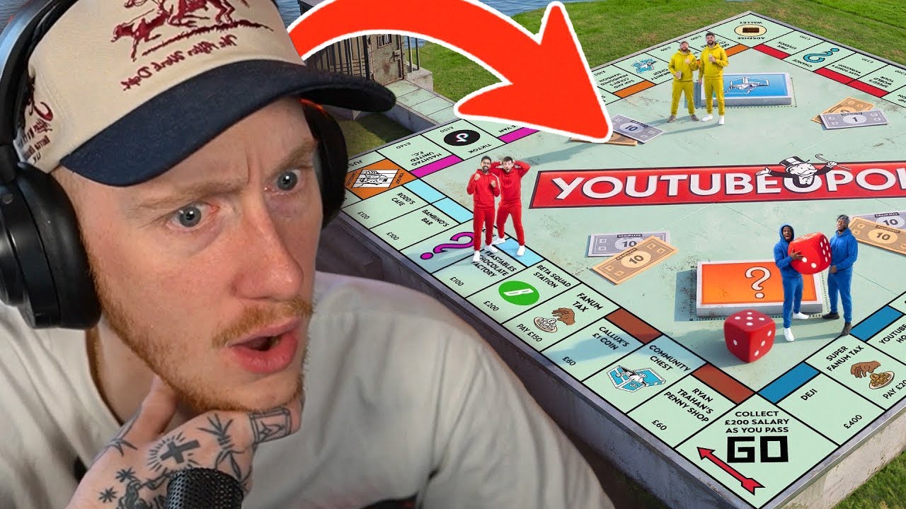 REACTING TO SIDEMEN MONOPOLY IRL: YOUTUBER EDITION!