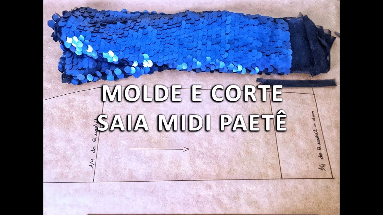 Modelagem Saia Paetê