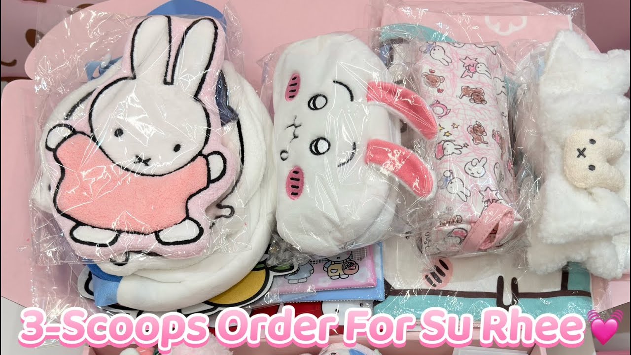 Давайте соберем заказ из 3 шариков мороженого для Су Ри💖 #sanrio #luckyscoop #kawaii #unboxing #cute