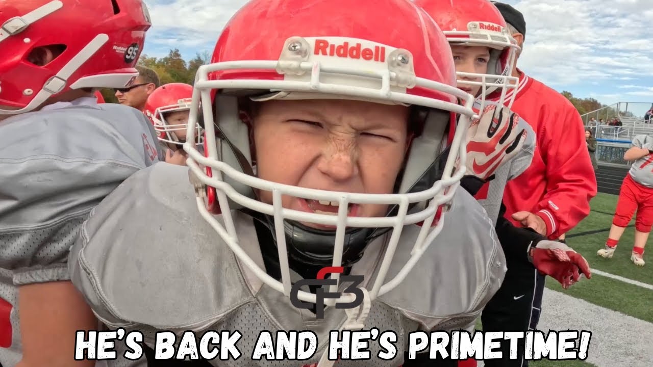 ОН ВЕРНУЛСЯ, И ОН В ПРАЙМ-ТАЙМЕ! | Go Pro PeeWee Football POV