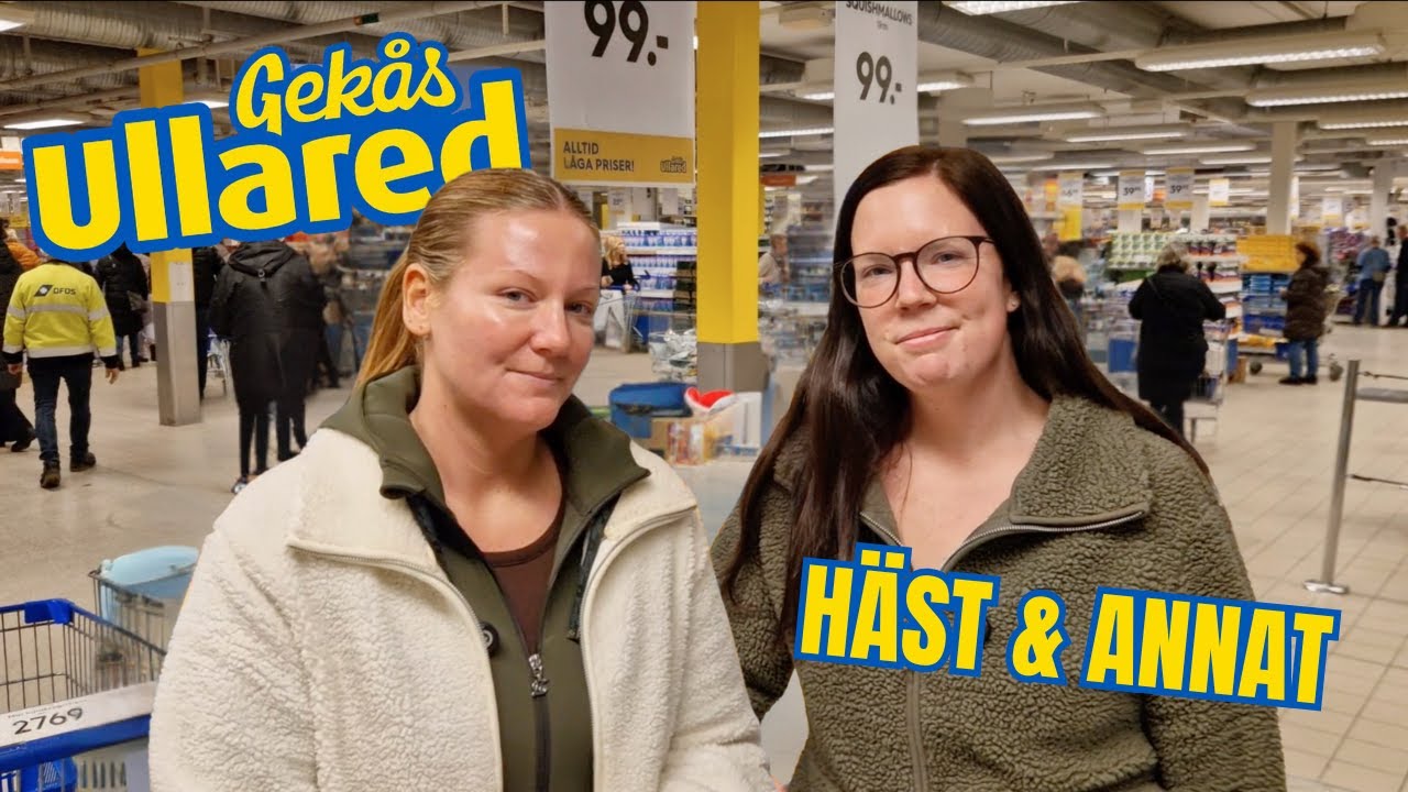 GEKÅS VLOGG, shopping + visar hästavdelningen ♥