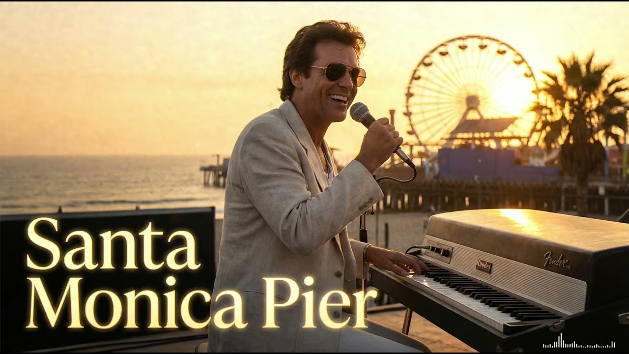 Santa Monica Pier | 1980s Inspired California Sunset Groove