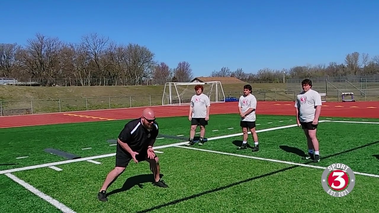 Football Offensive Line Footwork--Coach Jon Wiemers