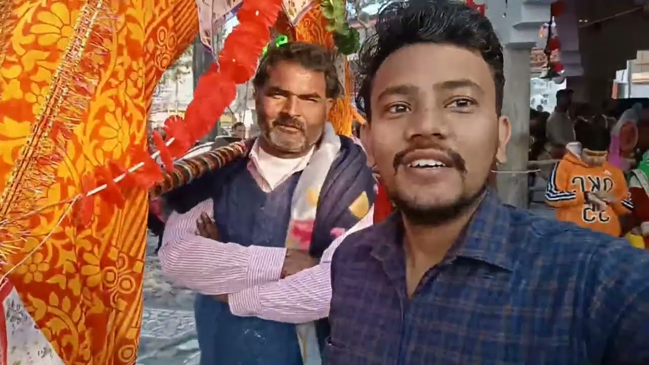 🔴 लाइव: 15 फरवरी प्रातः 8:00 मूंछों वाले शंकर जी सीता आश्रम रोड चंदौसी का नजारा