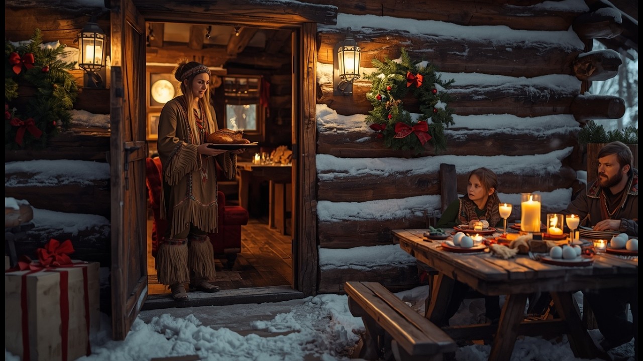 |No Food for Christmas Dinner — The Widow's Neighbor Brought an Apache Woman and Her Child